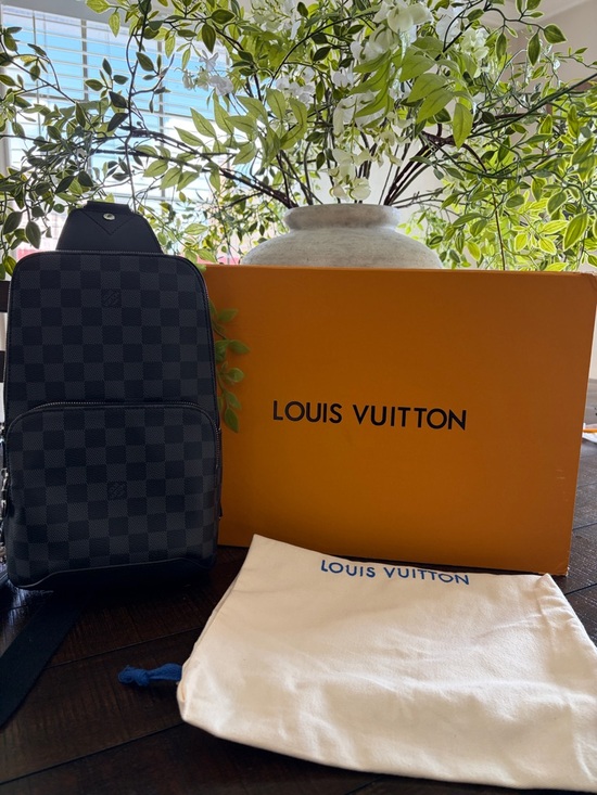 Louis Vuitton Other - Louis Vuitton Men’s Damier Graphite Sling Bag - Black